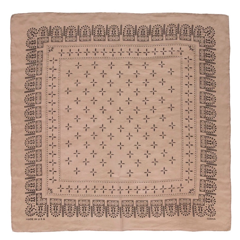 OZMA 1930s Regen Silk Bandana in Taos CURRENT